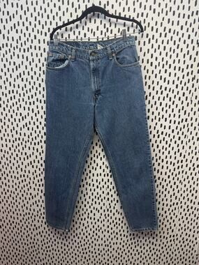 Vintage Levi's 540 denim jeans relaxed fit 13M 1993  Distressed Cowboy Western
